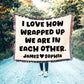 Anniversary Woven Blanket - Wrapped Up in Each Other Personalized