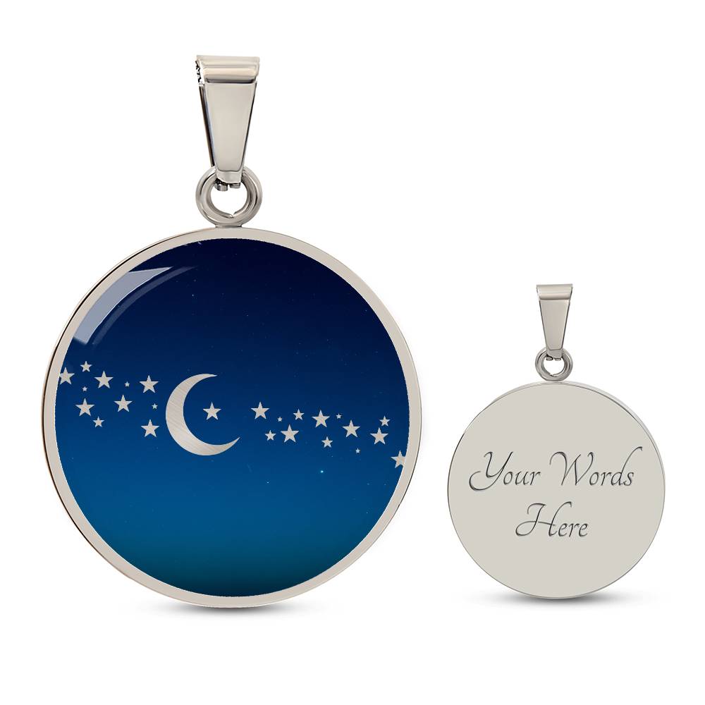 To the Moon and Back  Necklace