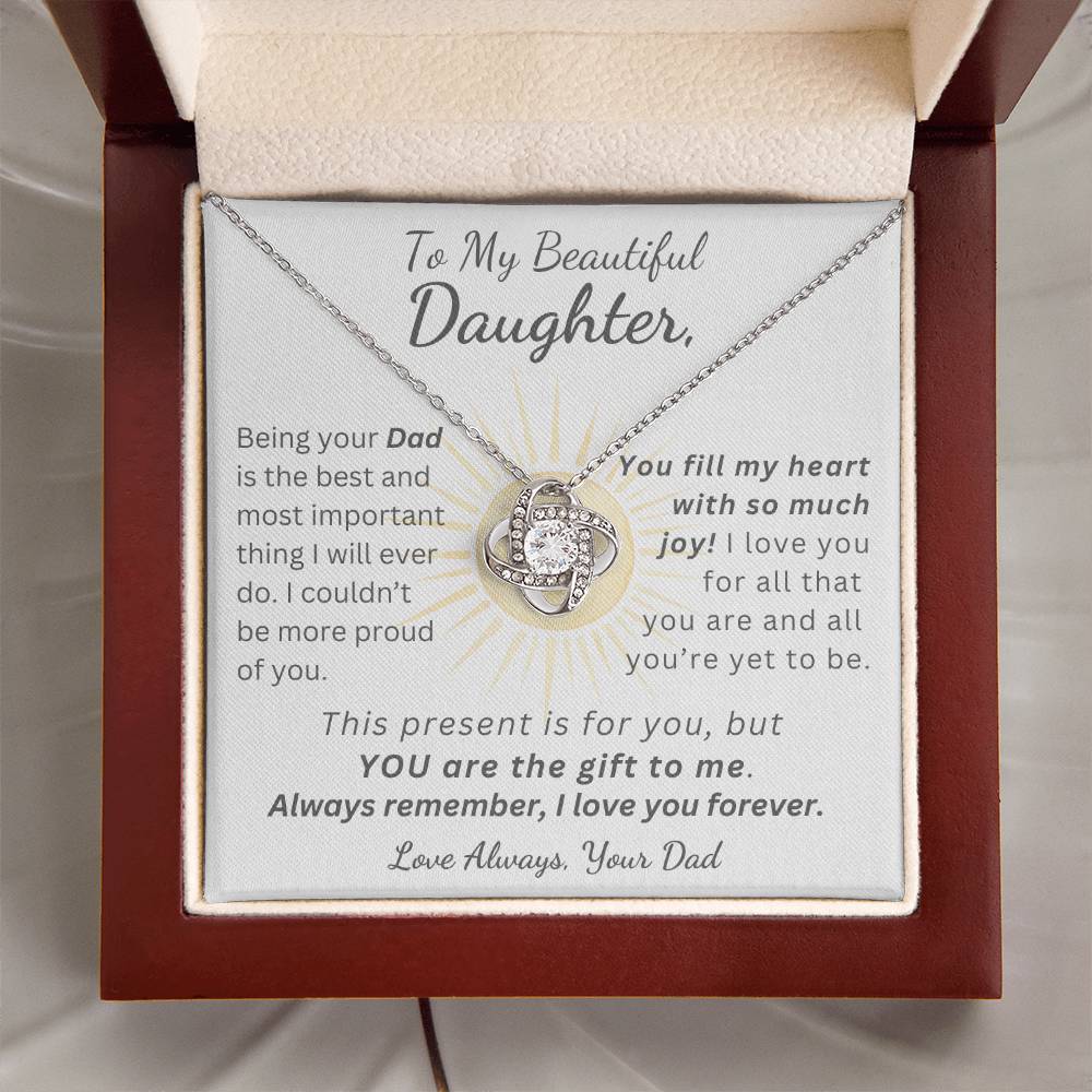 Daughter, You Fill My Heart with So Much Joy Gift