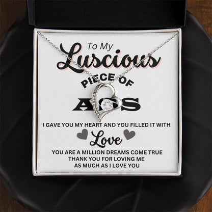 I Gave You My Heart and You Filled it With Love - AAA Genuine CZ Heart Necklace Gift